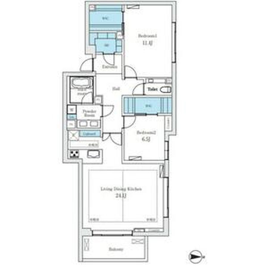 Lefit Yoyogi-Oyamacho 205 - Floor plan
