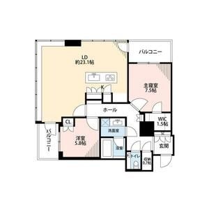Crest Prime Tower Shiba 2903 - 2LDK floor plan