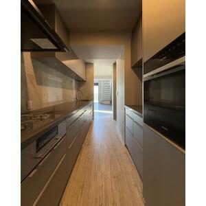 Walk-through kitchen